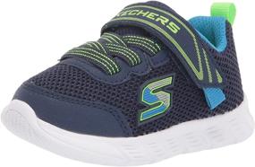 img 4 attached to SKECHERS Comfy Toddler Little Black