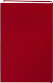 img 1 attached to 🍎 Apple Red Fabric Frame Cover Photo Album - Holds 300 Pockets for 4x6 Photos