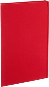 img 3 attached to 🍎 Фотоальбом с красной обложкой из ткани "Яблочный красный" - вмещает 300 карманов для фотографий 10х15 см.