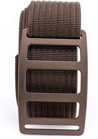 img 3 attached to Horizon Gunmetal Ultralight Black Strap Men's Accessories in Belts