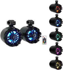 img 4 attached to Rockville WB65KLED Marine Wakeboard Speakers