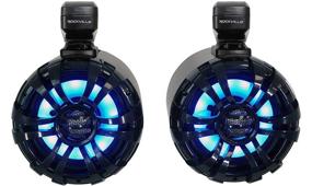 img 3 attached to Rockville WB65KLED Marine Wakeboard Speakers