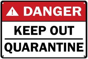 img 4 attached to 🚧 Quarantine Business Aluminum Sign - Caution and Safety Notice