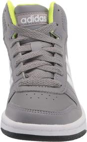 img 3 attached to 👟 Adidas Youth Hoops Black White Girls' Shoes - Unisex Stylish Design