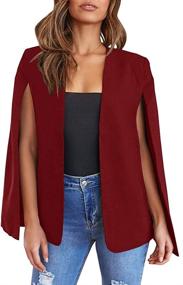 img 4 attached to 👩 GAMISOTE Women's Blazer Trentch: Elegant Workwear, Women's Clothing, and Suiting & Blazers