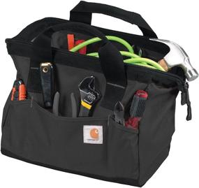 img 1 attached to 👜 Carhartt Trade Series Tool Bag – Medium Size (13-Inch) in Sleek Black
