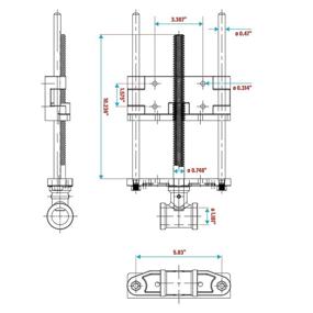 img 2 attached to Groz 39020 Front Vise Benches: Ideal Bench Vises for All Your Projects