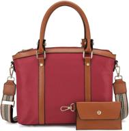 👜 tmfan satchel handbags: stylish shoulder bags with wallets for women logo