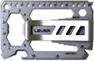 convenience meets style: lever gear toolcard money clip for on-the-go innovators! logo