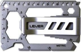 img 4 attached to Convenience meets Style: Lever Gear Toolcard Money Clip for On-the-Go Innovators!