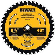 dewalt dwa181440 8-1/4-inch circular 🪚 saw blade - efficient 40-tooth cutting power! logo