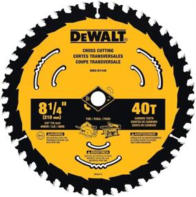 img 2 attached to DEWALT DWA181440 8-1/4-Inch Circular 🪚 Saw Blade - Efficient 40-Tooth Cutting Power!