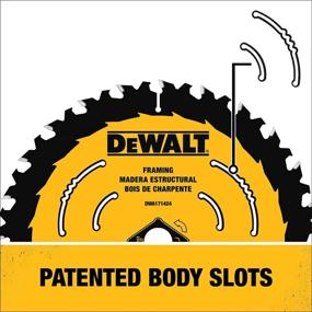 img 1 attached to DEWALT DWA181440 8-1/4-Inch Circular 🪚 Saw Blade - Efficient 40-Tooth Cutting Power!