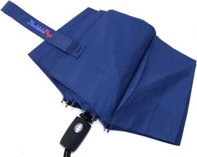 img 4 attached to BubblePop Windproof Travel Umbrella Navy Umbrellas for Folding Umbrellas