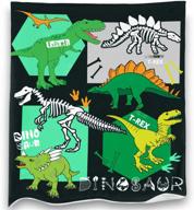 loong design dinosaur blanket travelling logo