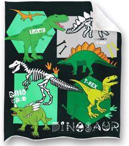 img 3 attached to Loong Design Dinosaur Blanket Travelling