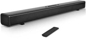 img 4 attached to 🔊 Wall Mountable 32-Inch Soundbar with Bluetooth 5.0, HDMI/Optical/Coaxial/AUX/RCA Inputs, Remote Control - Lvssci Home Theater TV Speakers