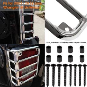 img 3 attached to Yoursme Taillight Protector Accessories 2007 2018