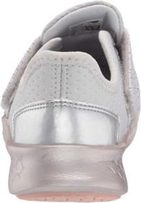 img 2 attached to Step into Style with New Balance Running Champagne Metallic Girls' Shoes and Athletic
