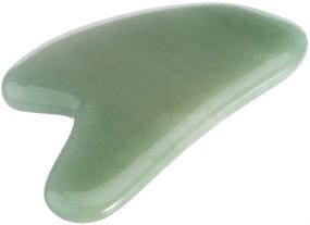 img 4 attached to 💚 ROSENICE Gua Sha Scraping Massage Tool Green Aventurine Jade for Natural Spa Acupuncture Treatment