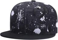 quanhaigou skull skeleton baseball cap for men and women - adjustable snapback hat with solid flat bill logo