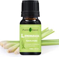 🌿 lemongrass essential oil: sleep-inducing organic aromatherapy, 100% pure & natural, 10ml logo