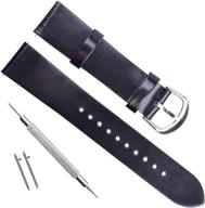 💼 olibopo: stylish vintage leather watch strap/watch band for timeless elegance logo