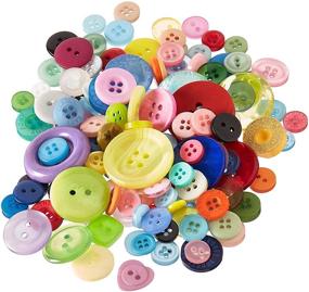 img 1 attached to 🌈 GB103 Multicolor Buttons Galore Grab Bag Button