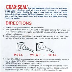 img 3 attached to 🎥 4 Rolls of 1-Inch x 12-Foot Coax Seal Moisture Proof Sealing Tape