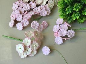 img 4 attached to Mulberry Scrapbooking Dollhouse Embellishments White Pink