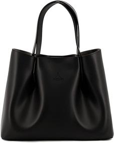 img 4 attached to ALINARI FIRENZE Leather Tote Women Women's Handbags & Wallets