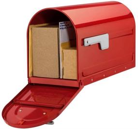 img 1 attached to 📬 Red Boulder Mailbox by Architectural Mailboxes, Model 7900-7R-SR
