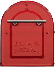 img 2 attached to 📬 Red Boulder Mailbox by Architectural Mailboxes, Model 7900-7R-SR