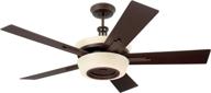 🌀 efficient cooling solution: emerson ceiling fans cf995vnb laclede eco indoor ceiling fan - 62-inch blades, venetian bronze finish - remote control included логотип