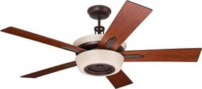 img 3 attached to 🌀 Efficient Cooling Solution: Emerson Ceiling Fans CF995VNB Laclede Eco Indoor Ceiling Fan - 62-Inch Blades, Venetian Bronze Finish - Remote Control Included