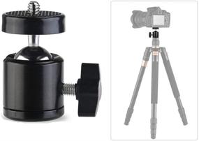 img 3 attached to 📷 Mcoplus 2PCS-Tripod Mini DSLR Ball Head: Swivel Camera Mount for Camera, Camcorder, Lighthouses, HTC Vive, Oculus Rift Sensor