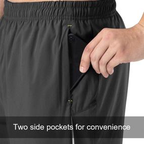 img 1 attached to Gopune Workout Hiking Lightweight Pockets Men's Clothing and Active