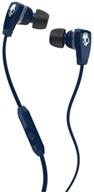 наушники skullcandy merge с микрофоном 1 - navy / chrome: улучшенный аудиоопыт для телефонов. логотип