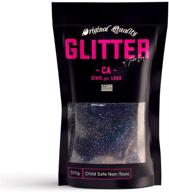 🌟 twisted envy premium black holographic glitter - ultra fine 100g / 3.5oz sparkling holographic glitter logo