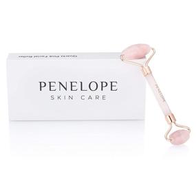 img 4 attached to 🌹 Penelope SkinCare Rose Quartz Face Roller: Authentic Stone Facial Roller for Skin Massage, Relaxation & Under Eye Care