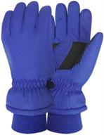 🧤 igloos taslon insulated gloves - anthracite boys' accessories for ultimate winter protection logo