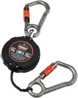 ergodyne 3011 retractable lanyard carabiner logo