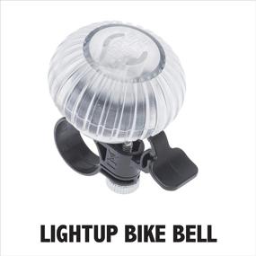 img 3 attached to 🚲 Bike Party Light-Up Weather-Resistant Bicycle Bell Multi-Color - Clear (7104398), One Size