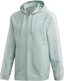 img 4 attached to Adidas Essentials Stripes Windbreaker 4X Large Men's Clothing in Active