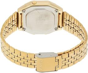 img 3 attached to ⌚ Вечно элегантные: Часы Casio LA680WGA-4C Vintage Gold Tone с будильником для женщин