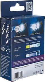 img 2 attached to Улучшите свой опыт освещения с лампами Philips Xtreme Vision 360 LED W5W T10 194 168 (8000K Cool Blue) - 2 шт.