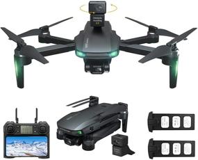 img 4 attached to 🚁 Yasola Adult GPS Drones with 4K HD Camera, 3 Axis Gimbal Camera, Obstacle Avoidance, EIS Anti-Shake, 5G WIFI FPV, Extended Flight Time, Brushless Motor, Auto Return Home (2 batteries)