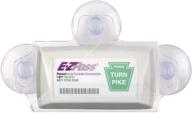 🚗 optimized ez pass holder: ultra durable holder with powerful suction cups for secure attachment to car windshield (clear) logo