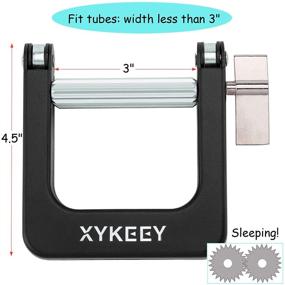 img 1 attached to 👉 Xykeey Big Metal Tube Squeezer - Efficient Toothpaste Paint Tube Wringer, Save Toothpaste, Creams, Paint, Hair Color, Cosmetics, Ointments, Tomato Paste and More... (Black)