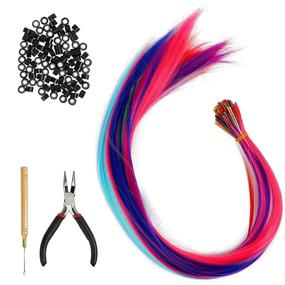 img 4 attached to Rainbow Microbead Extensions Tools Pieces